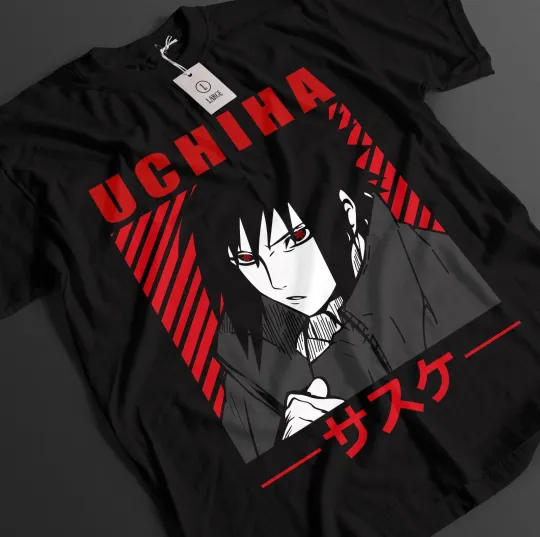 Narutoo Shirt Sasuke Tshirt Itachi Uchiha T-Shirt Orochimaru Top Anime Unisex Tee