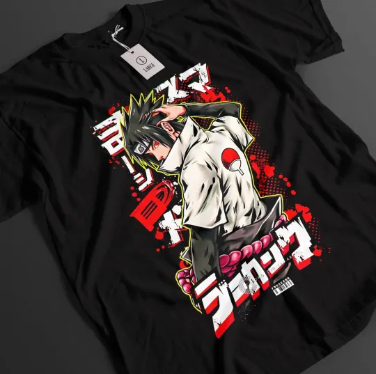 Narutoo Shirt Sasuke Tshirt Itachi Uchiha T-Shirt Orochimaru Top Anime Unisex Tee