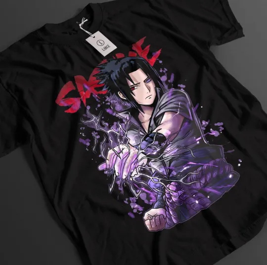Narutoo Shirt Sasuke Tshirt Itachi Uchiha T-Shirt Orochimaru Top Anime Unisex Tee