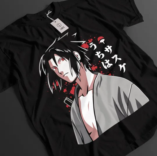 Narutoo Shirt Sasuke Tshirt Itachi Uchiha T-Shirt Orochimaru Top Anime Unisex Tee