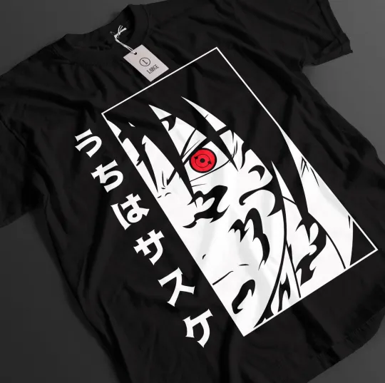Narutoo Shirt Sasuke Tshirt Itachi Uchiha T-Shirt Orochimaru Top Anime Unisex Tee