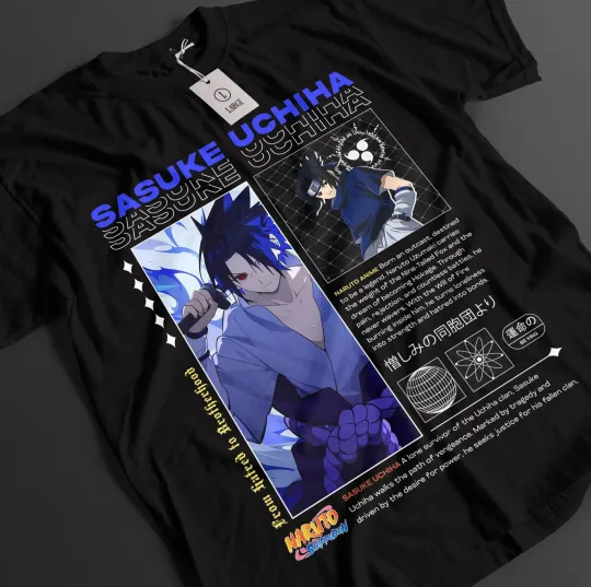 Narutoo Shirt Sasuke Tshirt Itachi Uchiha T-Shirt Orochimaru Top Anime Unisex Tee