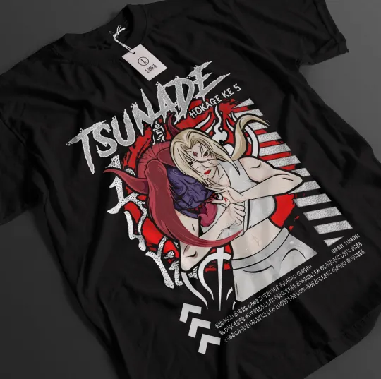 Narutoo Shirt Tsunade T-Shirt Jiraya Tshirt Orochimaru Anime Sakura Unisex Tee