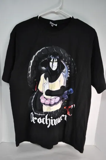 SUPER RARE Orochimaru Narutoo Serpent T-Shirt Brazil Men's Large Anime 42" Chest