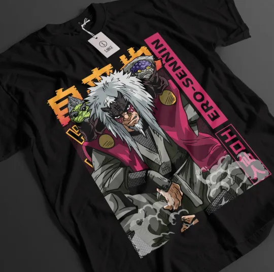 Narutoo Shirt Jiraya Tshirt Tsunade T-Shirt Orochimaru Anime Top Manga Unisex Tee