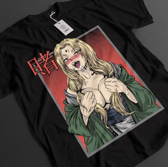 Narutoo Shirt Tsunade Waifu T-Shirt Jiraya Tshirt Orochimaru Anime Sakura Tee