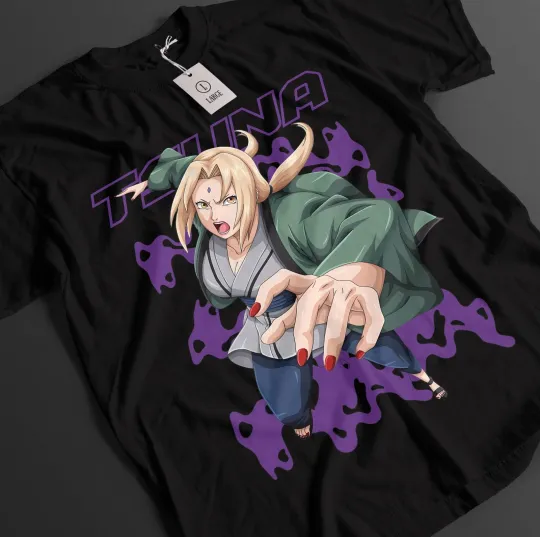 Narutoo Shirt Tsunade T-Shirt Jiraya Tshirt Orochimaru Anime Sakura Unisex Tee