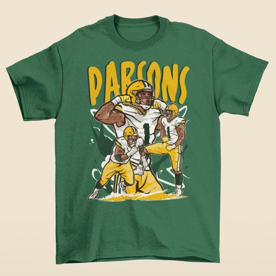 Micah Parsons Cartoon Green Bay T-Shirt