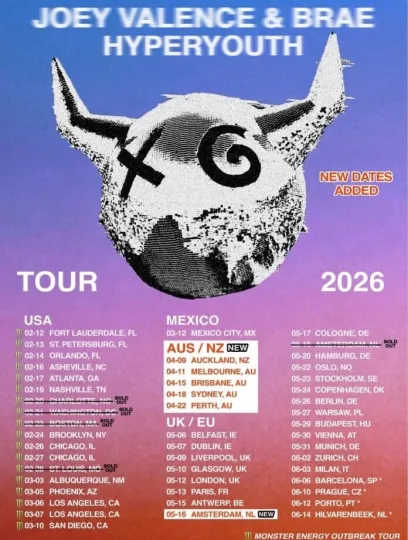 Discover Joey Valence & Brae New tour 2026