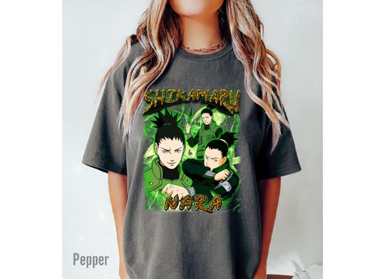 Discover Shikamaru Nara Kagemane Shadow Jutsu T-Shirt | Anime Ninjutsu Design RZ