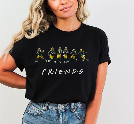 Green Bay Packers Players FriendsT-Shirt, Jordan Love Micah Parsons Christian Watson Jayden Reed Josh Jacobs Rashan Gary