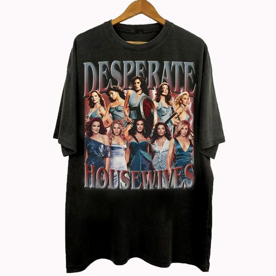 Vintage 90s Bootleg Style Desperate Housewives T-Shirt, Desperate Housewives Gifts