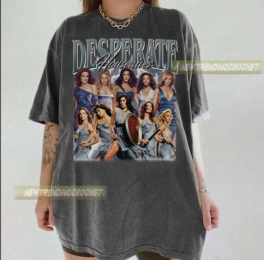 Desperate Housewives Comfort Colors Vintage Style T-Shirt, Retro Desperate Housewives Bootleg Style Rap Tee