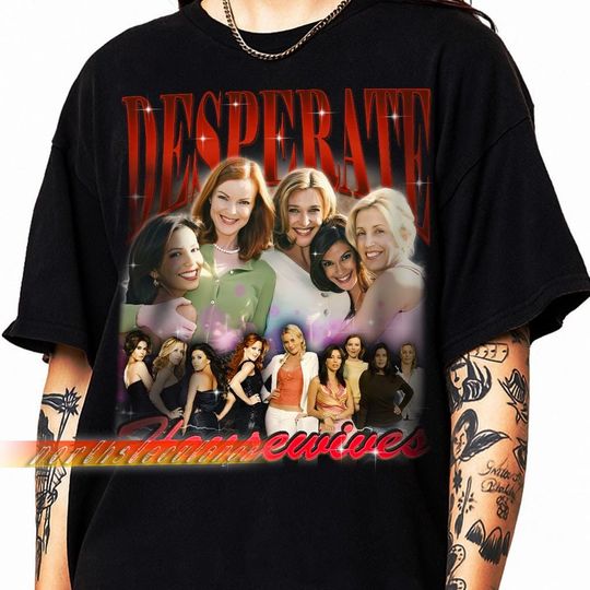 Vintage Desperate Housewives Unisex Shirt for Men and Women 90s