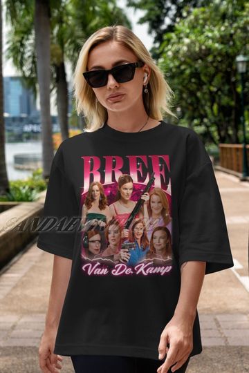 Discover Bree Van De Kamp Homage Tshirt, Bree Van De Kamp Vintage Graphic Tee Retro Shirt, Bree Van De Kamp Fan Tees
