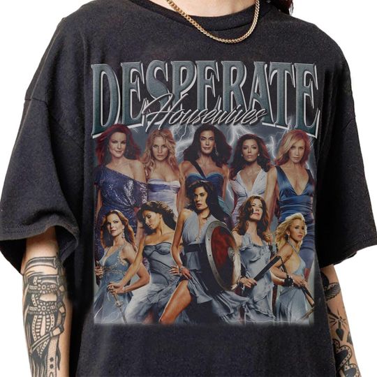 Limited Desperate Housewives 90s Bootleg T-Shirt, Retro Desperate Housewives
