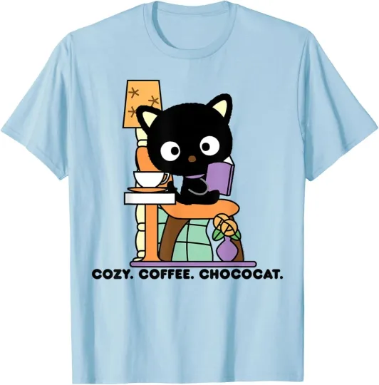 Chococat Cozy Coffee Cafe T-Shirt