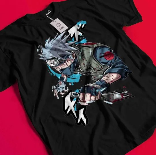 Kakashi T-Shirt Narutoo Tshirt Jiraya Shirt Madara Orochimaru Itachi Uchiha Gaara
