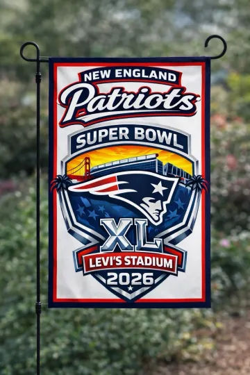 Discover New England Football Garden Flag double-Sided Custom Handmade Super B.owll