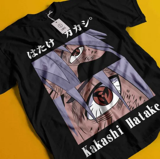 Kakashi T-Shirt Narutoo Tshirt Jiraya Shirt Madara Orochimaru Itachi Uchiha Obito