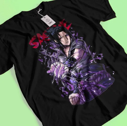 Sasuke T-Shirt Narutoo Tshirt Sakura Shirt Madara Kakashi Tee Itachi Orochimaru