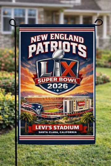 Discover New England Football Garden Flag double-Sided Custom Handmade Super B.owll