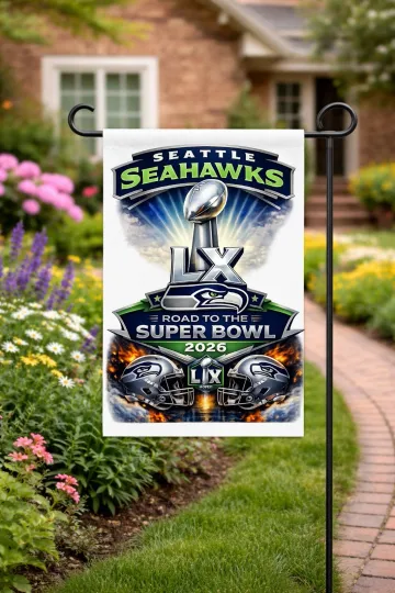 Discover Seattle Football Garden Flag double-Sided Custom Handmade football Super B.owll