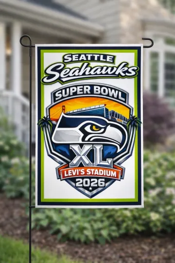 Discover Seattle Football Garden Flag double-Sided Custom Handmade football Super B.owll