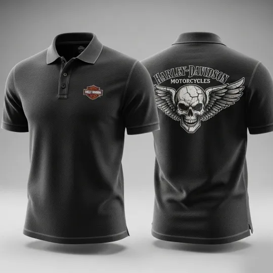 Discover Haarleyy Davidson Polo Shirt, Polo Shirt For Fans