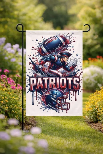 Discover New England Football Garden Flag double-Sided Handmade football  custom