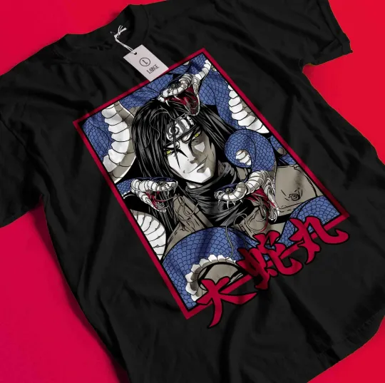 Orochimaru T-Shirt Narutoo Tshirt Jiraya Shirt Madara Kakashi Tee Itachi Uchiha