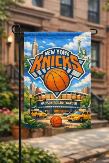 Discover New York Garden Flag double-Sided Custom Handmade N.B.A Yard Decor