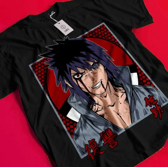 Sasuke Shirt Narutoo Tshirt Itachi Uchiha T-Shirt Madara Kakashi Orochimaru Tee