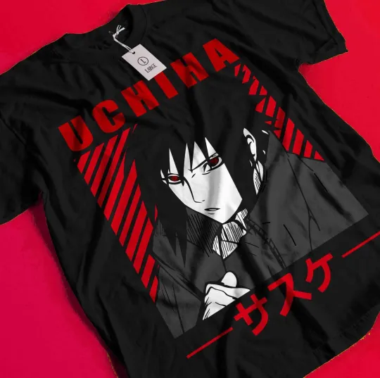 Sasuke Shirt Narutoo Tshirt Itachi Uchiha T-Shirt Madara Kakashi Orochimaru Tee