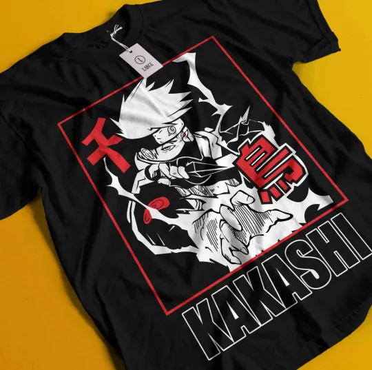 Kakashi T-Shirt Narutoo Tshirt Jiraya Shirt Madara Orochimaru Itachi Uchiha Obito