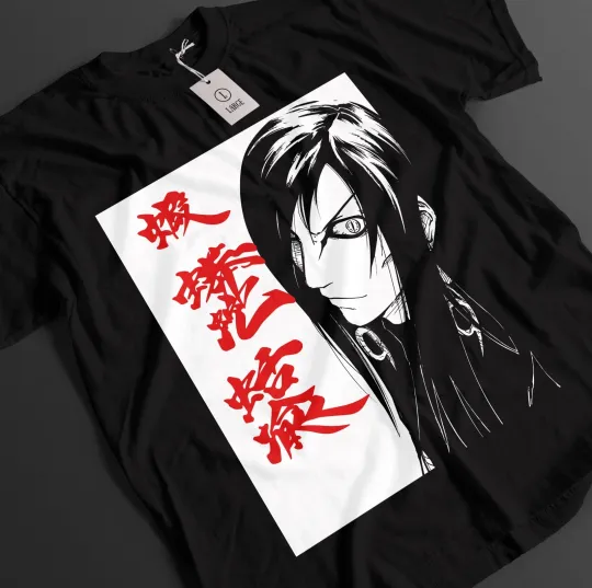 Narutoo Shirt Orochimaru Tshirt Tsunade T-Shirt Sasuke Anime Jiraya Unisex Tee