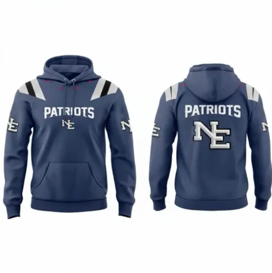 Discover 2025 Patriots Rivalry Nor Easter Storm Blue 3D Unisex Hoodie