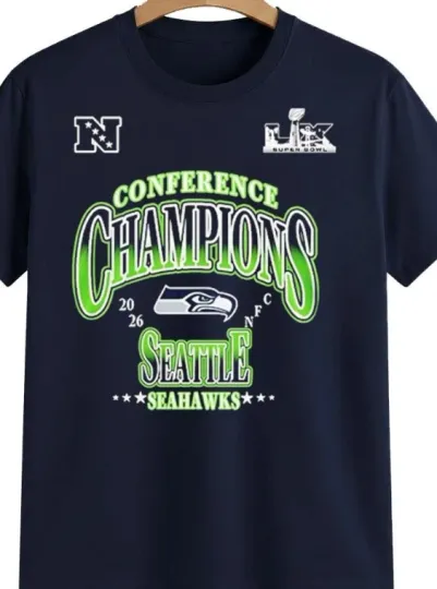 Discover Seattle Seahawks 2026 NFC Champions Super Bowl LX Shirt