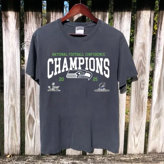 2025 NFC Champions Seattle Seahawks T-Shirt