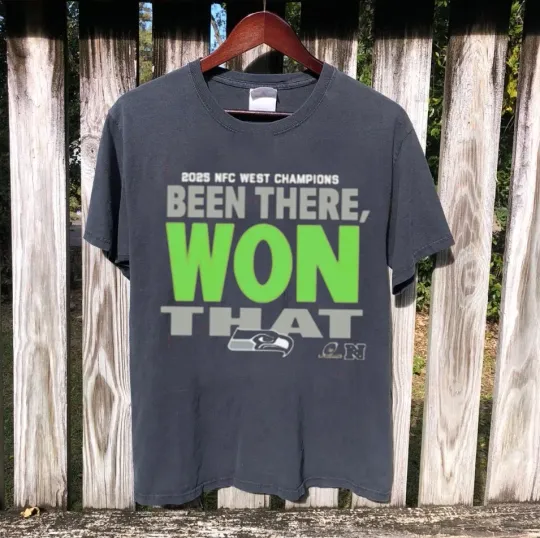 Discover Seattle Seahawks 2025 NFC West Division Champions TShirt