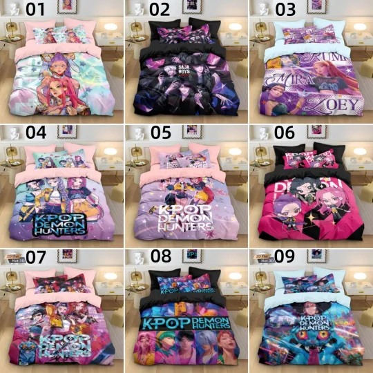 Discover KPop Demon Hunters Bedding Set
