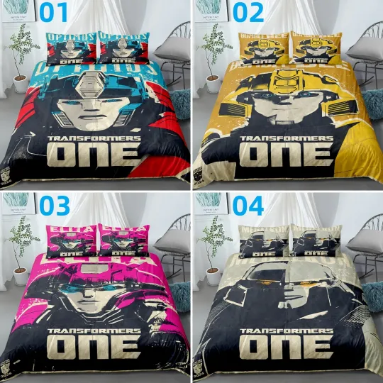 Retro Transformers Bedding Set