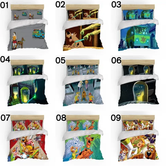 Scooby-Doo Cartoon Bedding Set