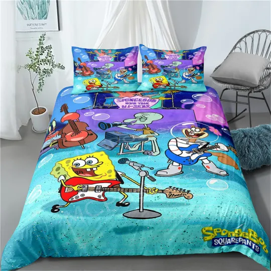 Spongebob Concert Bedding Set
