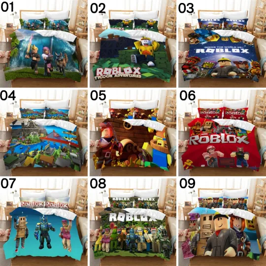 Roblox Bedding Set for Fan