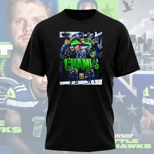 Discover Seattle Seahawks 2026 Won NFC Champions T-Shirt