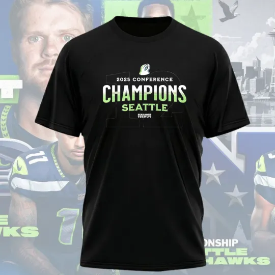 Discover Seattle Seahawks 2026 Finish The Job NFC T-Shirt