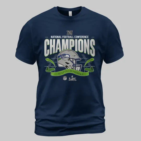 Discover Seattle Seahawks 2025 NFC Conference Championship TShirt