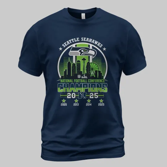 2025 NFC Championship Seattle Seahawks Fans Gift TShirt
