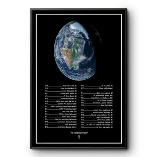 Discover HOT! The Neighbourhood The Wourld Tour 2026 Poster